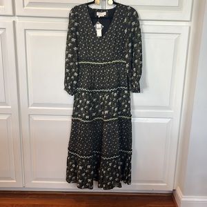 NWT Anthropologie maxi dress floral size 4